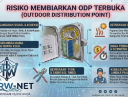 Alasan Teknis Mengapa Tutup ODP Dibiarkan Terbuka di Tiang