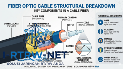 Beberapa Sebutan Struktur Material Kabel Fiber Optic