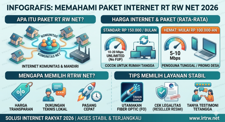 Daftar Harga Paket Internet RT/RW Net