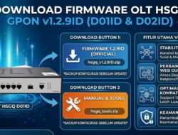 Firmware OLT HSGQ GPON D01ID & D02ID Versi 1.2.9ID