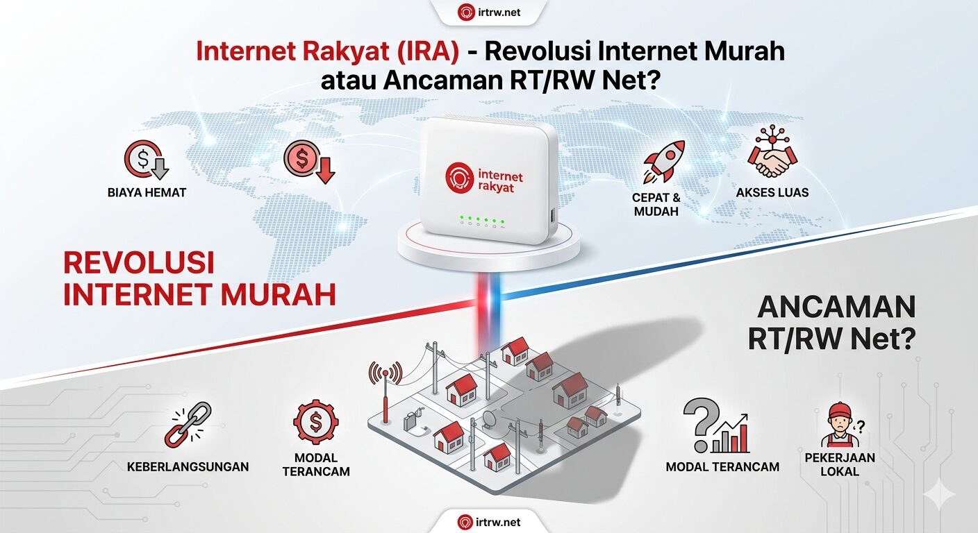 Internet Rakyat (IRA) - Revolusi Internet Murah atau Ancaman RT/RW Net?