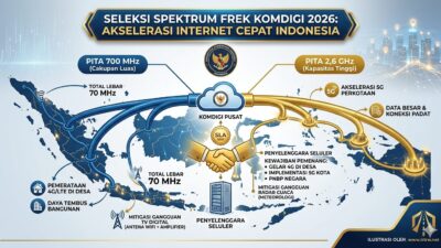 Komdigi Lelang Frekuensi 700 MHz & 2,6 GHz