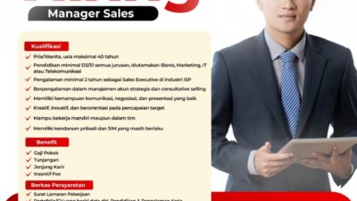 Lowongan Kerja di ISP Rasi Bintang Perkasa – Manager Sales
