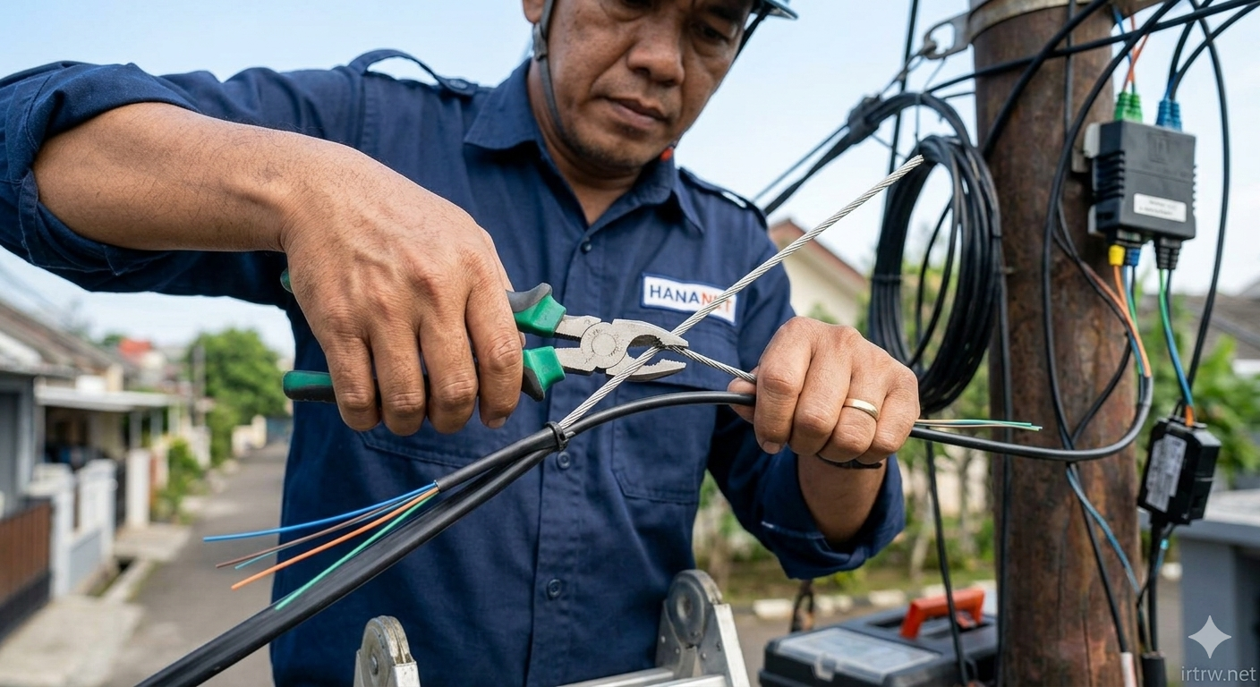 Memotong Seling Dropcore Fiber Optic Lebih Cepat, Aman, dan Tanpa Drama Core Tersayat