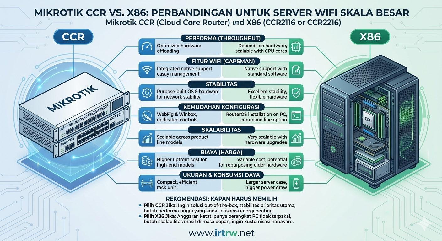 Mending Mikrotik CCR atau X86 Untuk Server Wifi
