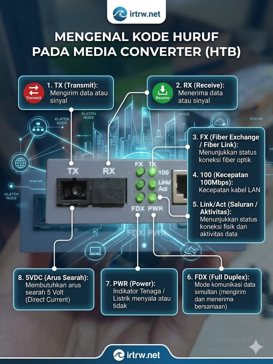 Mengenal Kode Huruf Pada Media Converter (HTB)