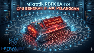 Mikrotik RB1100AHx4 CPU Bengkak di 400 Pelanggan?