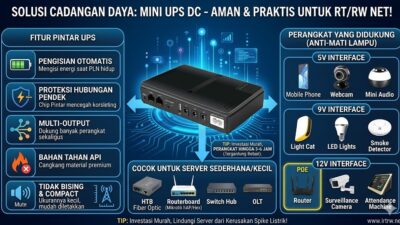 Solusi Server Pemula RT/RW Net Anti Mati Listrik