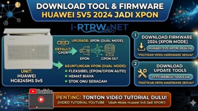 Tool & Firmware Rubah ONU Huawei 5v5 2024 Jadi XPON
