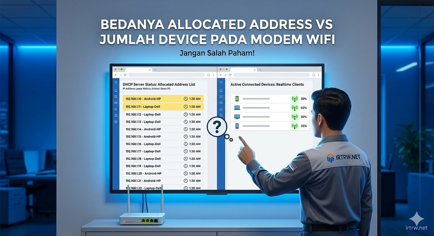 Bedanya Allocated Address vs Jumlah Device Pada Modem Wifi