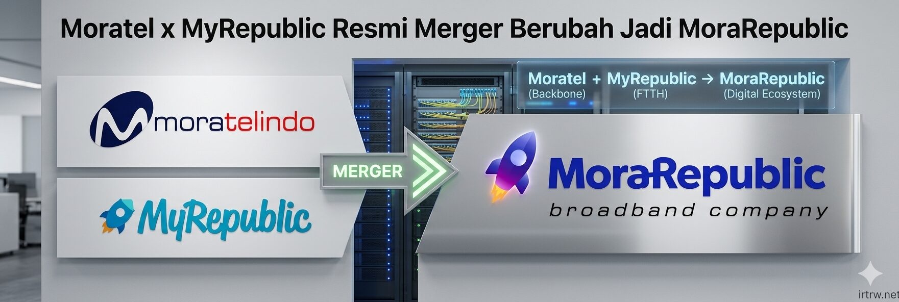 Moratel x MyRepublic Resmi Merger Berubah Jadi MoraRepublic