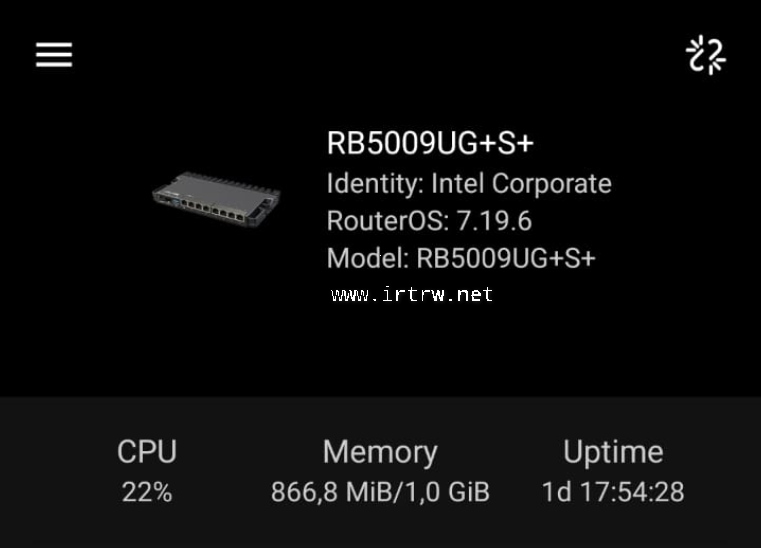 Performa MikroTik RB5009UG+S+IN