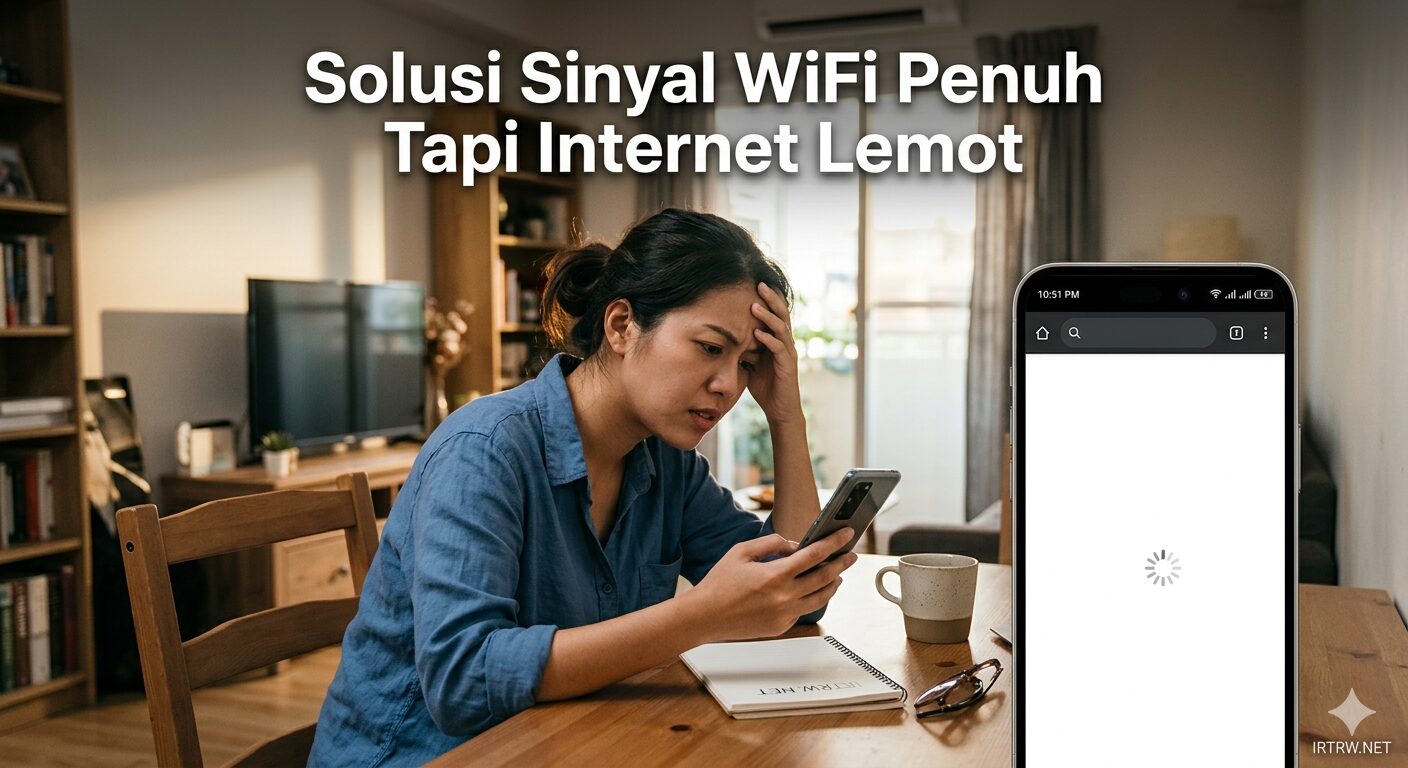 Sinyal WiFi Penuh Tapi Internet Lemot?