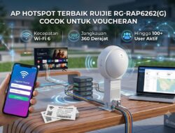 AP Hotspot Terbaik Ruijie RG-RAP6262(G) Cocok Untuk Voucheran