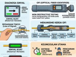 Alat Pendeteksi Redaman Pada Kabel Fiber Optic (Tanpa Potong Core)