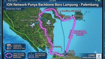 ION Network Punya Backbone Baru Lampung - Palembang